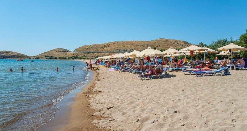 Platy Beach Hotel Plati (Limnos) Exterior foto